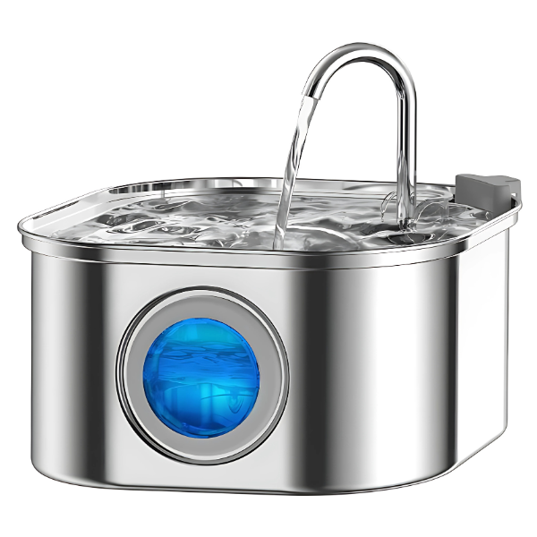 Purrify™ Advanced Automatic Stainless Steel Cat Water Fountain, 108 oz (3.2 L)
