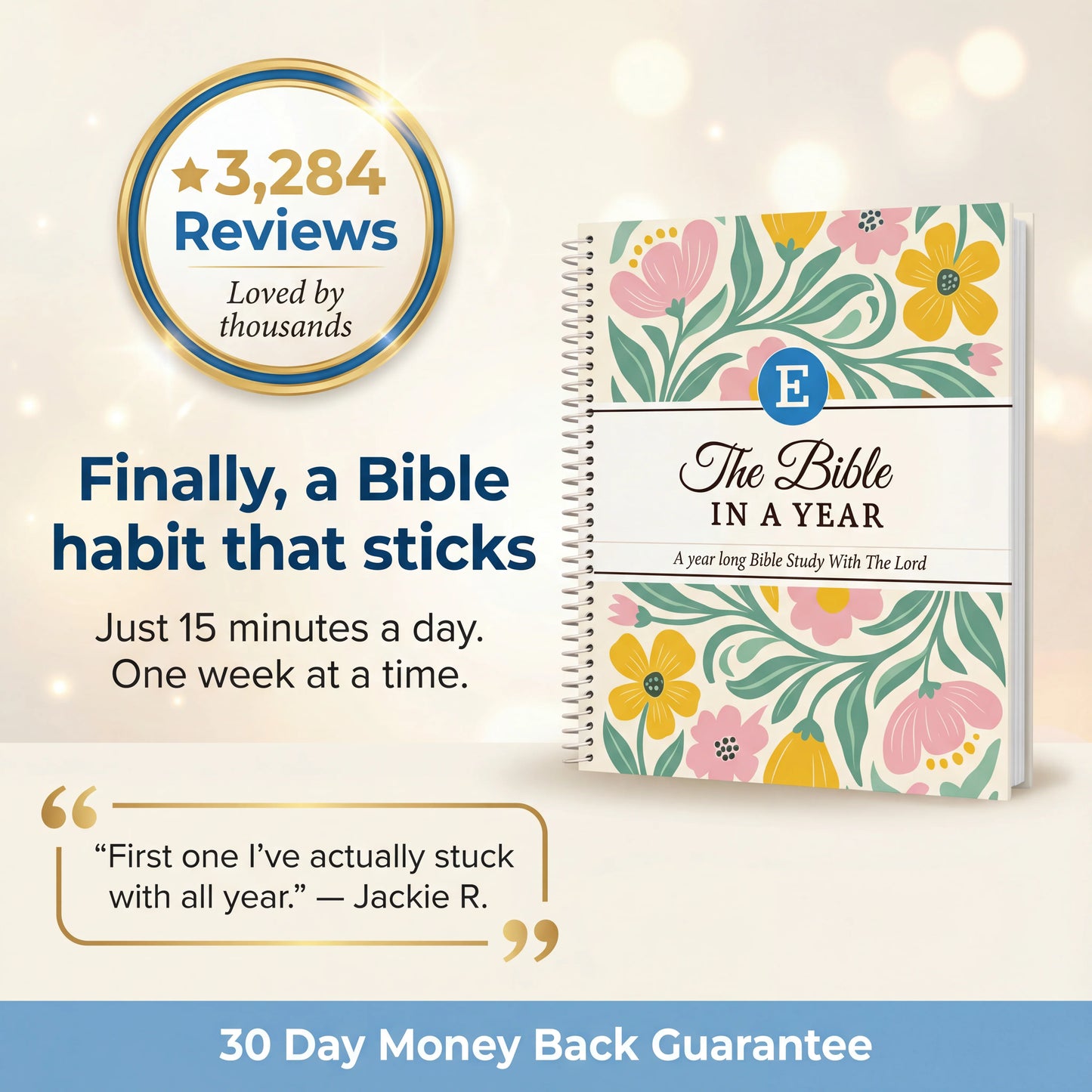 Women's Bible In A Year: 52 Week Study by Purrify