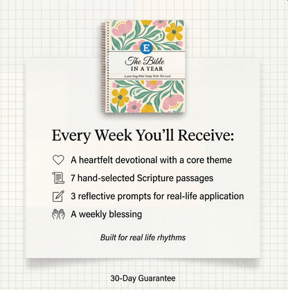 Women's Bible In A Year: 52 Week Study by Purrify