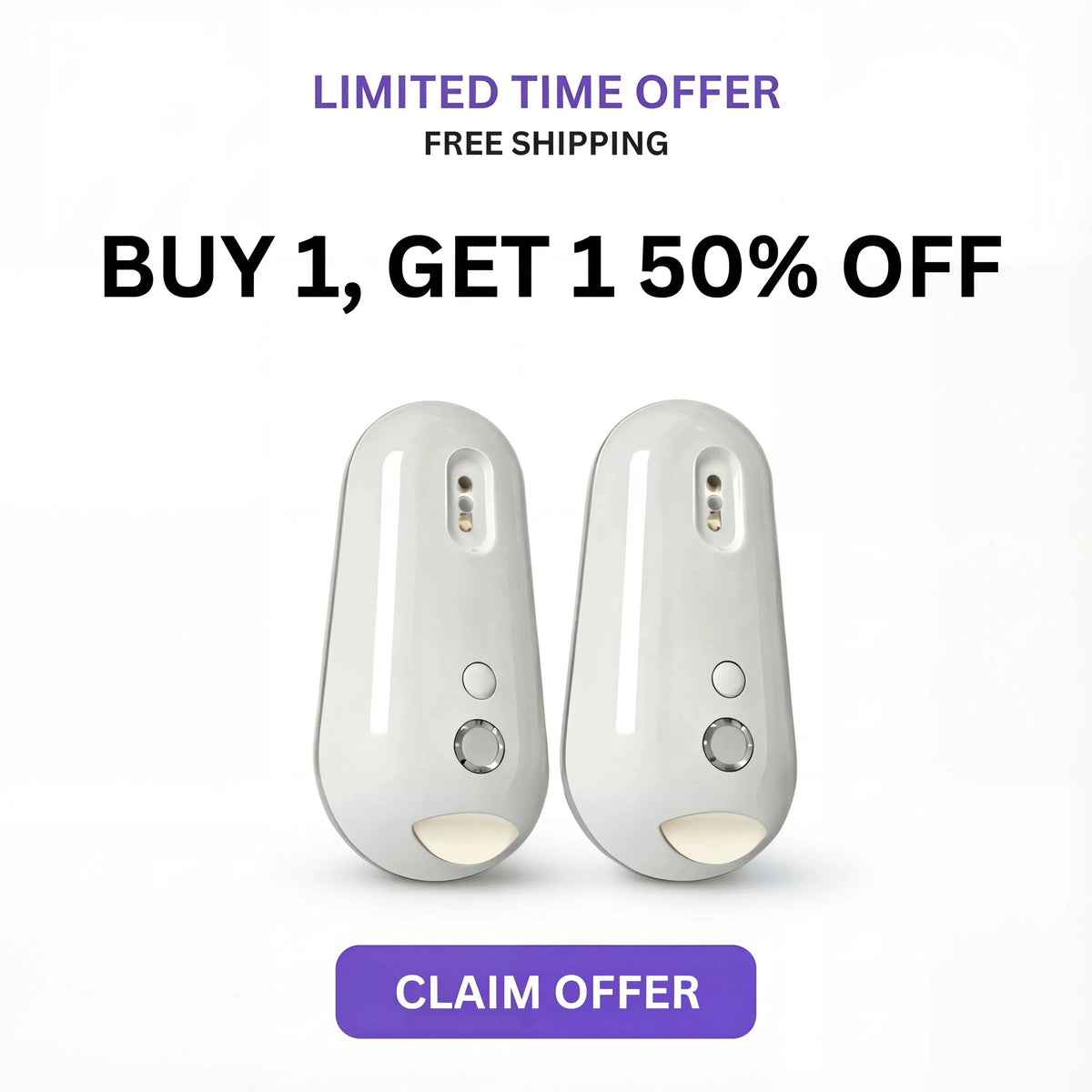 Purrify Self Cleaning UV Toilet Sanitizer & Night Light