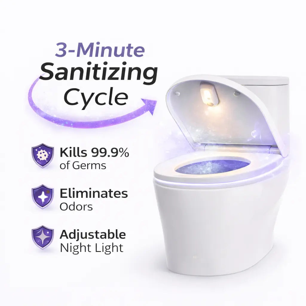 Purrify Self Cleaning UV Toilet Sanitizer & Night Light