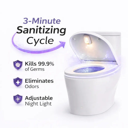Purrify Self Cleaning UV Toilet Sanitizer & Night Light