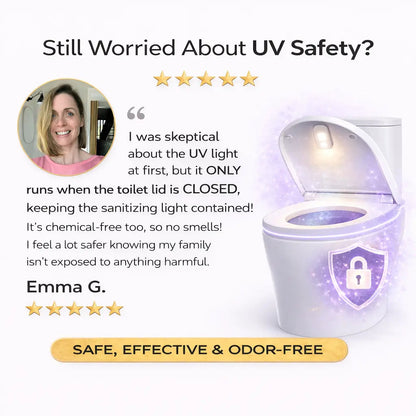 Purrify Self Cleaning UV Toilet Sanitizer & Night Light