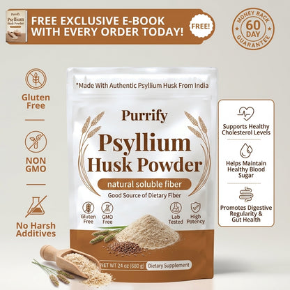 Psyllium Husk Powder – 5000mg Pure Soluble Fiber